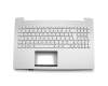 Asus N550JX Original Tastatur inkl. Topcase PO (portugiesisch) silber/silber mit Backlight