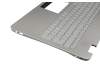 Asus N551JX Original Tastatur inkl. Topcase UA (ukrainisch) silber/silber mit Backlight