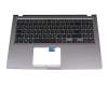 Asus P1511CJA Original Tastatur inkl. Topcase DE (deutsch) schwarz/grau