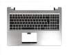 Asus P56CB Original Tastatur inkl. Topcase GR (griechisch) schwarz/silber