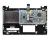 Asus R505CB Original Tastatur inkl. Topcase DE (deutsch) schwarz/silber