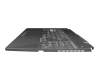 Asus TUF F15 FX506LU Original Tastatur inkl. Topcase DE (deutsch) schwarz/transparent/schwarz mit Backlight