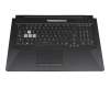 Asus TUF F17 FX706LI Original Tastatur inkl. Topcase US (englisch) schwarz/weiß/schwarz mit Backlight