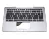 Asus Transformer Book T300LA Original Tastatur inkl. Topcase DE (deutsch) schwarz/silber