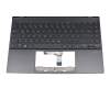 Asus UM425UA Original Tastatur inkl. Topcase DE (deutsch) grau/grau mit Backlight