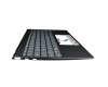 Asus UM425UA Original Tastatur inkl. Topcase DE (deutsch) grau/grau mit Backlight