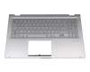 Asus UX562FA Original Tastatur inkl. Topcase DE (deutsch) silber/silber mit Backlight