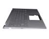 Asus UX562FA Original Tastatur inkl. Topcase DE (deutsch) silber/silber mit Backlight