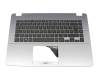 Asus VivoBook 15 F505BA Original Tastatur inkl. Topcase DE (deutsch) schwarz/silber