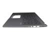Asus VivoBook 15 F509JA Original Tastatur inkl. Topcase DE (deutsch) schwarz/grau mit Backlight