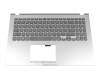Asus VivoBook 15 X509FA Original Tastatur inkl. Topcase DE (deutsch) grau/silber