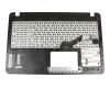 Asus VivoBook D540NA Original Tastatur inkl. Topcase DE (deutsch) schwarz/silber