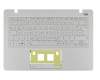 Asus VivoBook F200CA Original Tastatur inkl. Topcase DE (deutsch) weiß/weiß