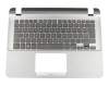 Asus VivoBook F407UA Original Tastatur inkl. Topcase DE (deutsch) schwarz/silber