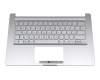 Asus VivoBook P3401FA Original Tastatur inkl. Topcase DE (deutsch) silber/silber mit Backlight