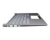 Asus VivoBook P3401FA Original Tastatur inkl. Topcase DE (deutsch) silber/silber mit Backlight