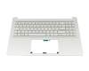 Asus VivoBook Pro 15 D3500QC Original Tastatur inkl. Topcase DE (deutsch) silber/silber mit Backlight