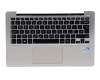 Asus VivoBook Q200E Original Tastatur inkl. Topcase UK (englisch) schwarz/silber