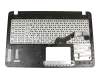 Asus VivoBook R540UA Original Tastatur inkl. Topcase DE (deutsch) schwarz/silber