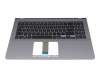 Asus VivoBook S15 S530FA Original Tastatur inkl. Topcase DE (deutsch) schwarz/silber/gelb mit Backlight silber/gelb