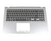 Asus VivoBook S15 X530FA Original Tastatur inkl. Topcase DE (deutsch) schwarz/silber mit Backlight