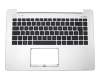 Asus VivoBook S451LB Original Tastatur inkl. Topcase DE (deutsch) schwarz/silber