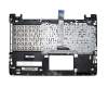 Asus VivoBook S550CA Original Tastatur inkl. Topcase DE (deutsch) schwarz/silber