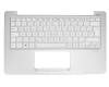 Asus X201E Original Tastatur inkl. Topcase DE (deutsch) weiß/silber