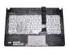 Asus X301A Original Tastatur inkl. Topcase DE (deutsch) schwarz/schwarz