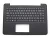 Asus X455 Original Tastatur inkl. Topcase UK (englisch) schwarz/schwarz