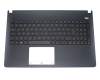 Asus X501A Original Tastatur inkl. Topcase SF (schweiz-französisch) schwarz/schwarz