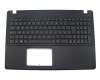 Asus X550EA Original Tastatur inkl. Topcase IT (italienisch) schwarz/schwarz