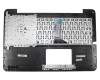 Asus X555LJ-XX131D Original Tastatur inkl. Topcase DE (deutsch) schwarz/silber