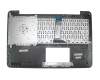 Asus X555LJ-XX200H Original Tastatur inkl. Topcase DE (deutsch) schwarz/schwarz mit gebürstetem Muster