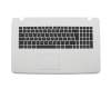 Asus X751LB Original Tastatur inkl. Topcase DE (deutsch) schwarz/weiß