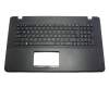 Asus X751LD Original Tastatur inkl. Topcase SF (schweiz-französisch) schwarz/schwarz