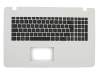 Asus X751LDV Original Tastatur inkl. Topcase DE (deutsch) schwarz/weiß