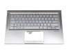 Asus ZenBook 14 UM431DA Original Tastatur inkl. Topcase DE (deutsch) silber/silber mit Backlight