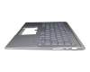 Asus ZenBook 14 UM431DA Original Tastatur inkl. Topcase DE (deutsch) silber/silber mit Backlight