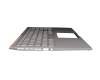 Asus ZenBook 15 UX533FTC Original Tastatur inkl. Topcase SF (schweiz-französisch) silber/silber mit Backlight