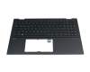 Asus ZenBook Pro 15 Flip UP6502ZD Original Tastatur inkl. Topcase DE (deutsch) schwarz/schwarz mit Backlight