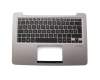 Asus ZenBook UX330UA Original Tastatur inkl. Topcase DE (deutsch) schwarz/silber mit Backlight