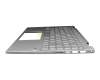 BJVFQ01F7EO0IL Original HP Tastatur inkl. Topcase DE (deutsch) silber/silber mit Backlight