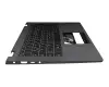 C550-14 Original Lenovo Tastatur inkl. Topcase DE (deutsch) grau/grau mit Backlight