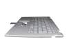 CL9E10HU Original Acer Tastatur DE (deutsch) silber mit Backlight