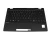 CP822314-01211121604 Original Fujitsu Tastatur inkl. Topcase US (englisch) schwarz/schwarz mit Backlight