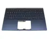 CQ9C04IRK Original Asus Tastatur inkl. Topcase DE (deutsch) blau/blau mit Backlight
