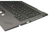 CS19BL-85D0 Original Lenovo Tastatur inkl. Topcase DE (deutsch) schwarz/grau mit Backlight und Mouse-Stick