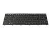 CVM18H96I09430 Clevo Tastatur DE (deutsch) schwarz/weiß mit Backlight RGB (2fach verschraubt)