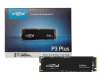 Crucial P3 Plus CT2000P3SSD8 PCIe NVMe SSD Festplatte 2TB (M.2 22 x 80 mm)